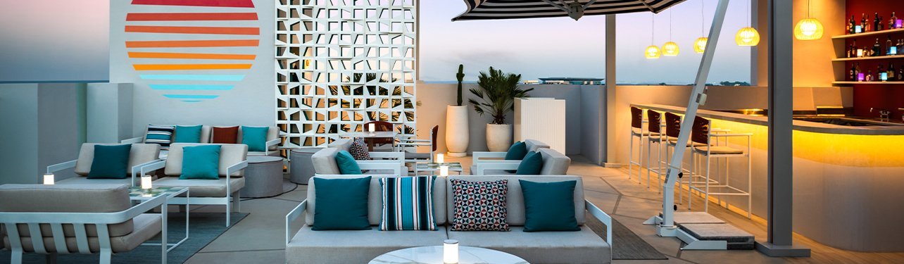 Rooftop SoCal Restaurant and Bar at Vida Beach Resort Umm Al Quwain