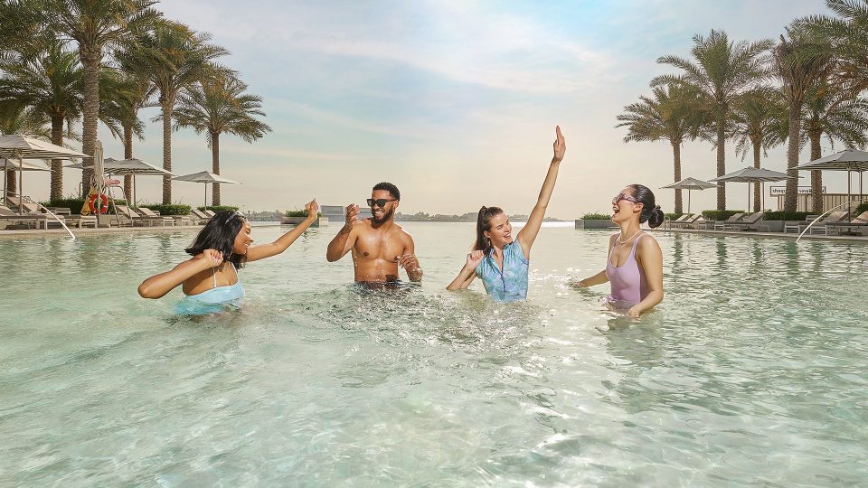 Infinity Swimming Pool at Vida Beach Resort Umm Al Quwain